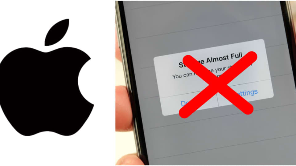 Plné úložiště iPhonu